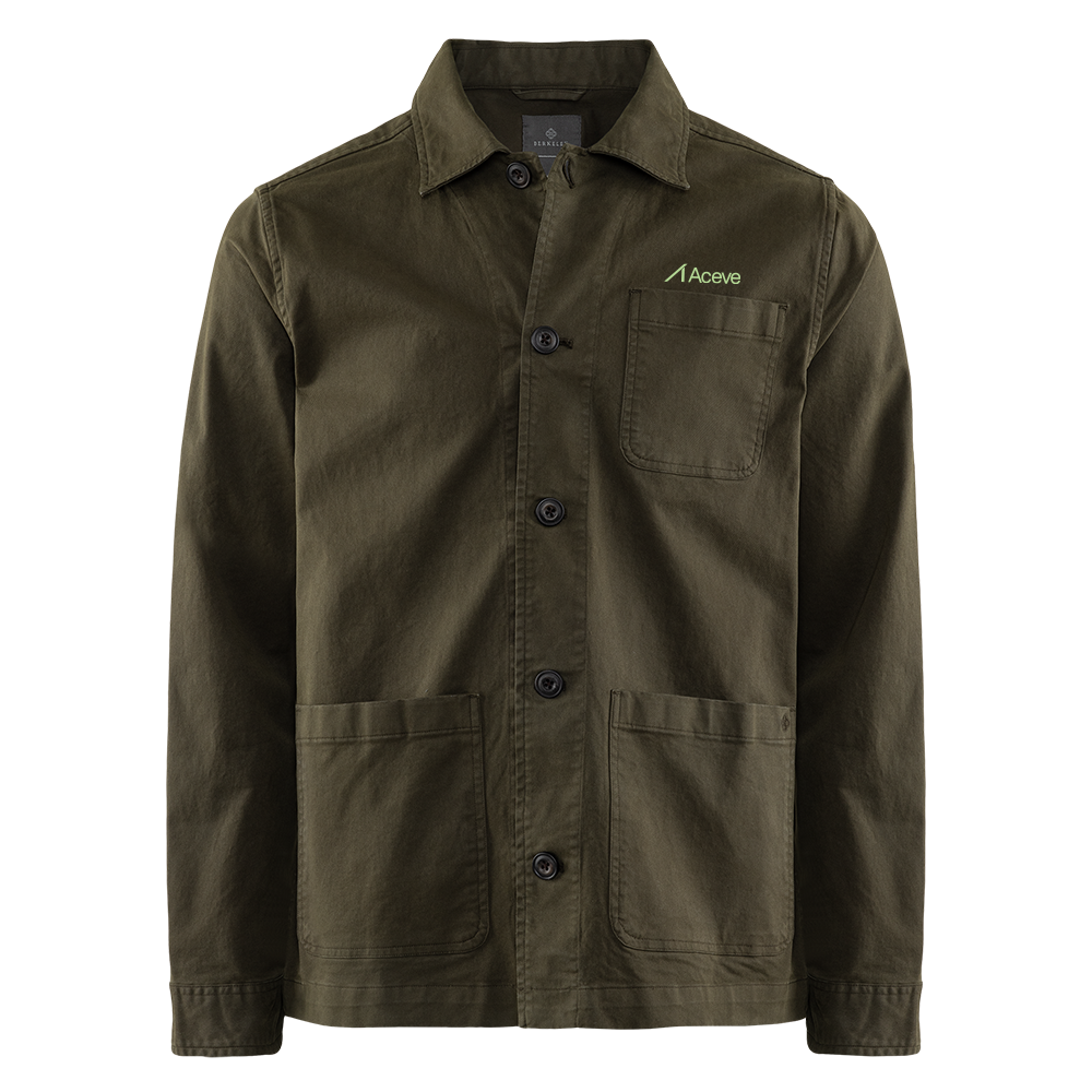 Logan Stretch Overshirt Olive